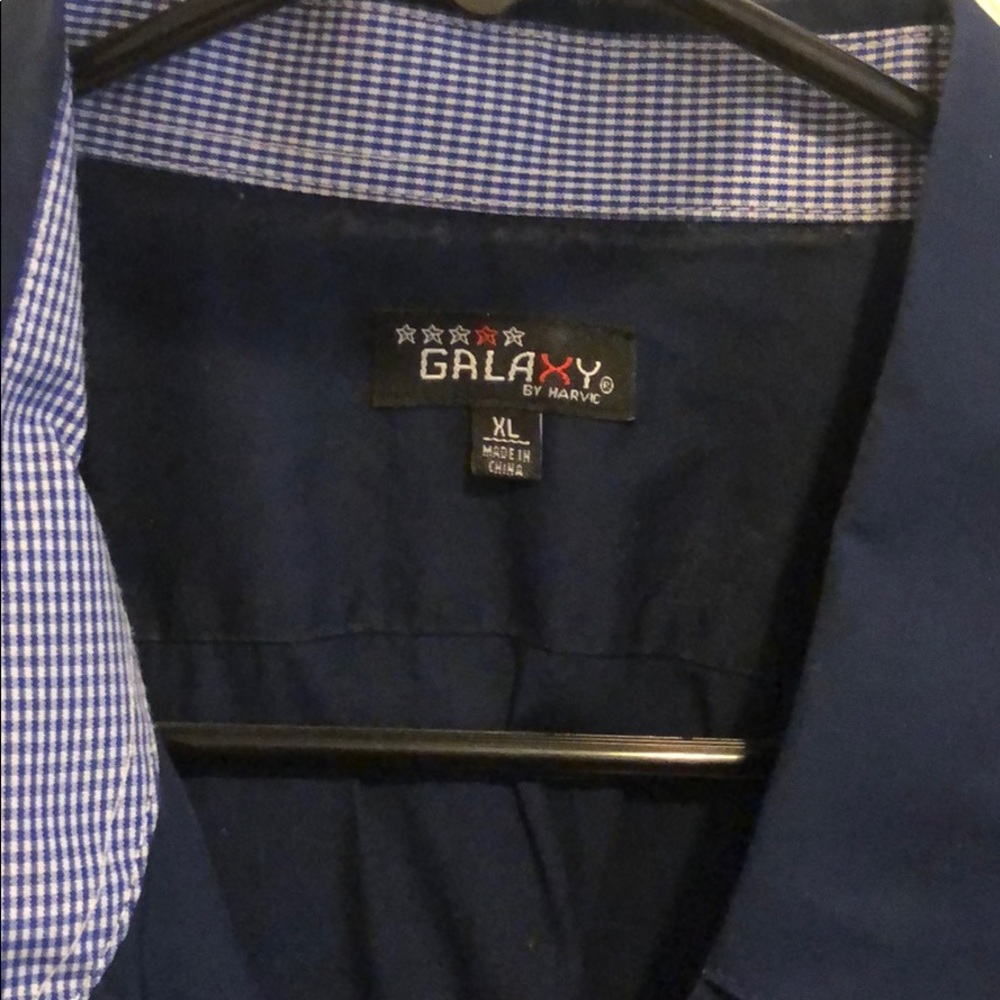 Navy button up - Picture 2 of 4